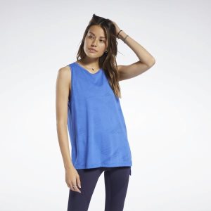 Reebok Burnout Muskelshirt Damen - Blau - DE 193-DZR